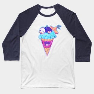 Sea Salt Ice Cream Baseball T-Shirt